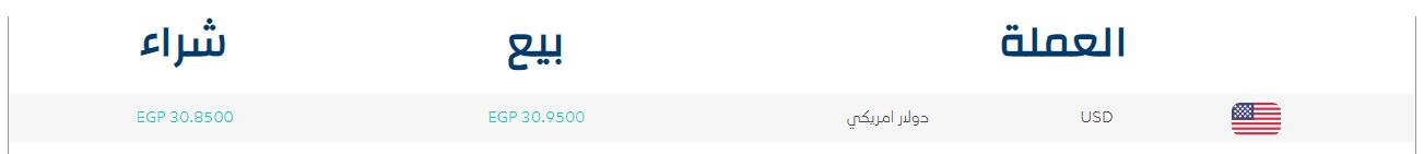 سعر الدولار