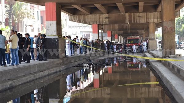 مياة تغرق منطقة إنفجار