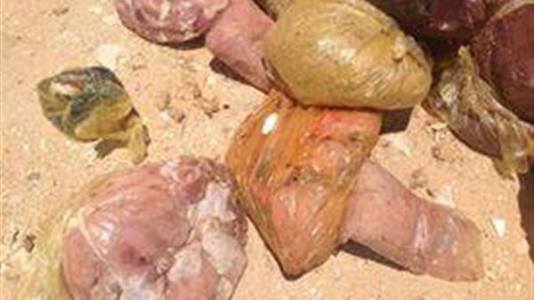 صورة  للحوم الفاسدة