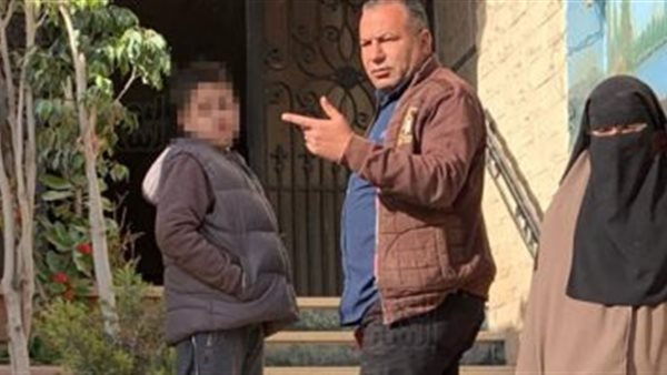 الطفل الناجى من الحادث