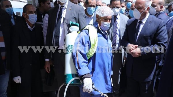 تعقيم محطة مصر اليوم