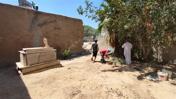 استعداد وتجهيز مقابر