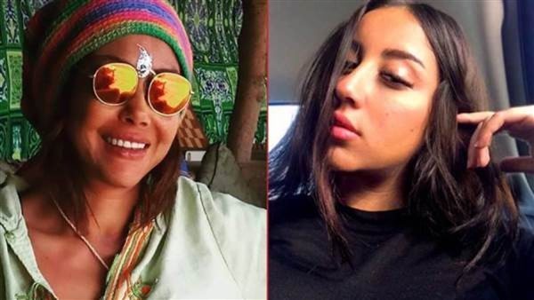 نهى العمروسي وابنتها-