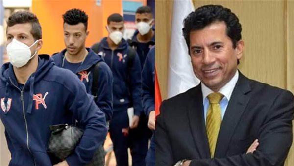 وزير الرياضة وبعثة