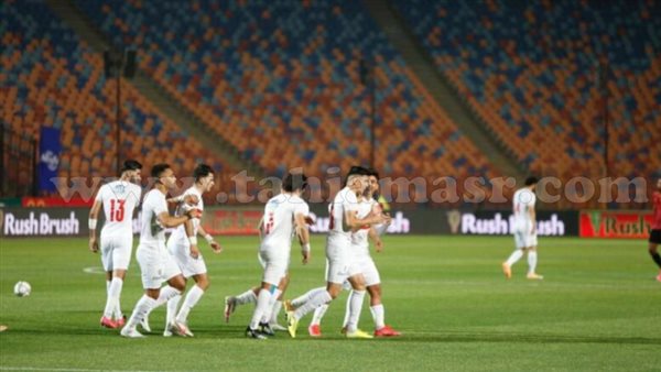 لاعبي الزمالك يحتفلون-أرشيفية