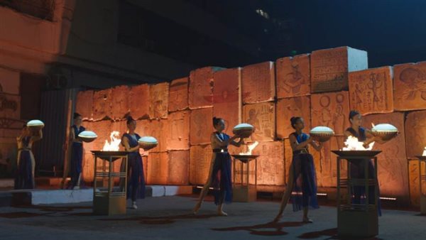 جانب من عرض نقل المومياوات