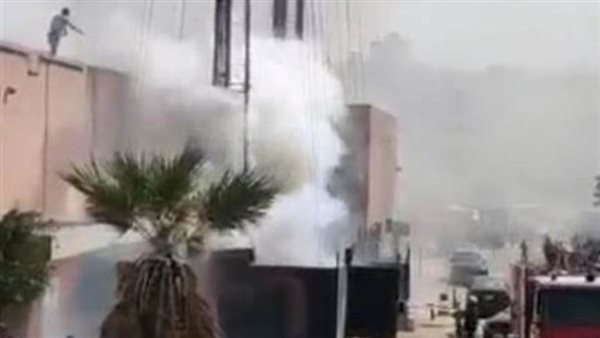 جانب من الحريق