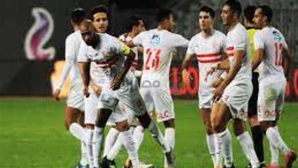 لاعبي الزمالك يحتفلون