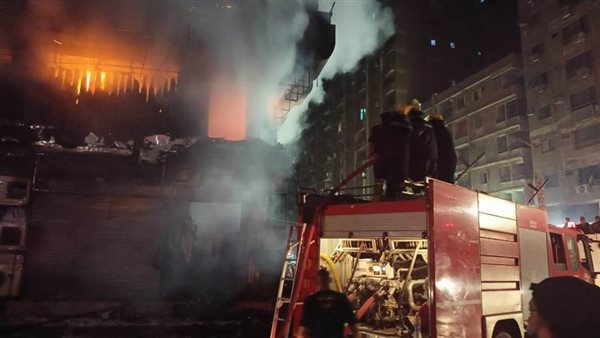 حريق عقار فيضل