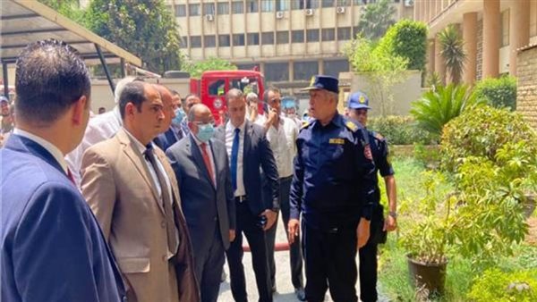 جانب من الحريق