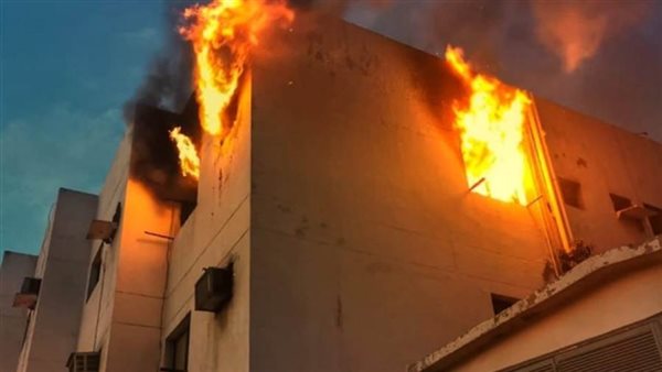 حريق وحدة سكنية -