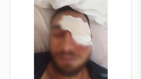 الشاب المصاب