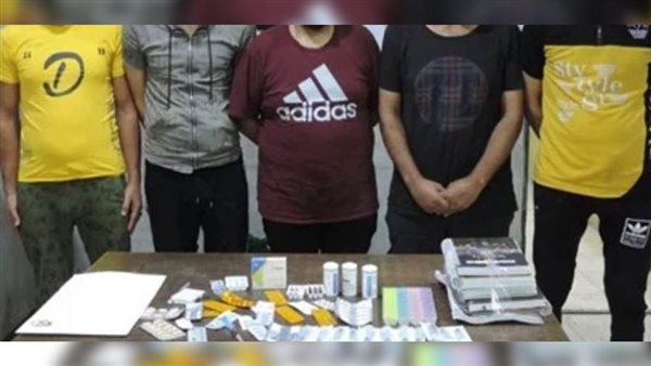 المتهمين بعد القبض