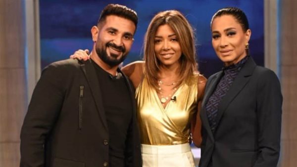 أحمد سعد وزوجته علياء