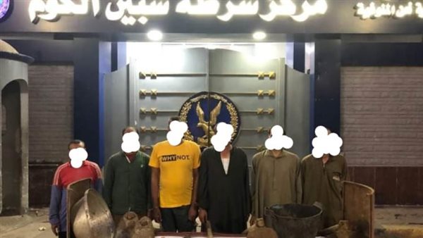 المتهمين بعد القبض