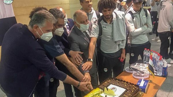 وصول منتخب مصر من