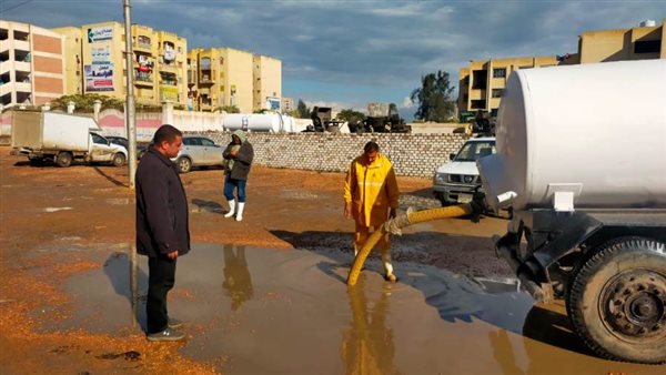 رفع تراكمات مياة