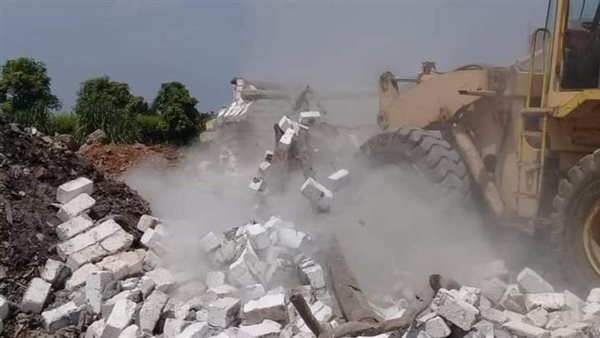 إزالة 147 مبنى مخالف