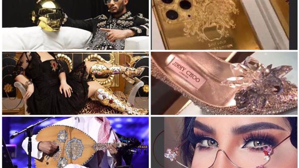 نجوم الفن بالذهب