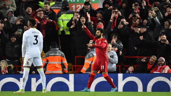 محمد صلاح أمام ليدز