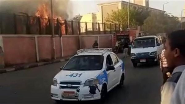 حريق فى الأقصر