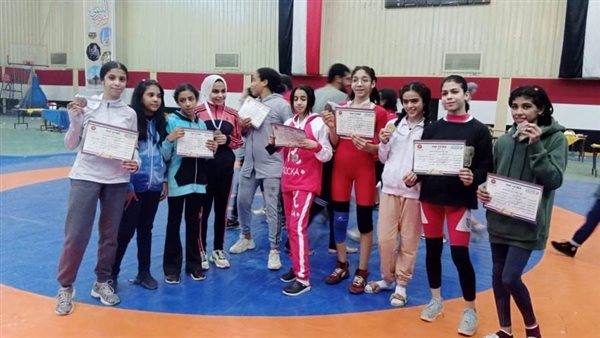 تكريم بطلات المصارعة