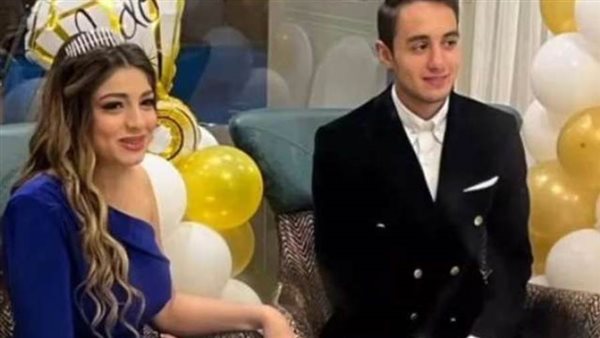 احمد عنان وخطيبته