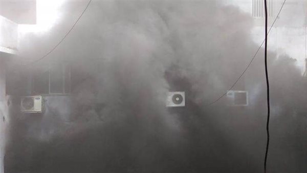 حريق مستشفى أسيوط