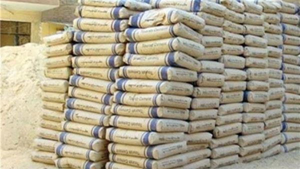 ضبط 100 طن أسمنت