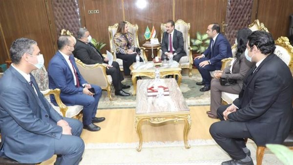محافظ المنوفية يستقبل