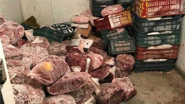 ضبط لحوم فاسدة فى