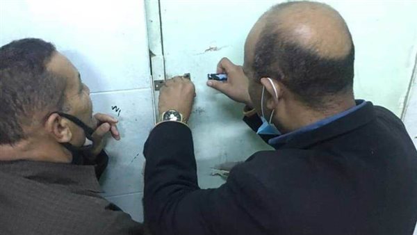 غلق وتشميع ٣ورش ورفع٢٢٠حاله