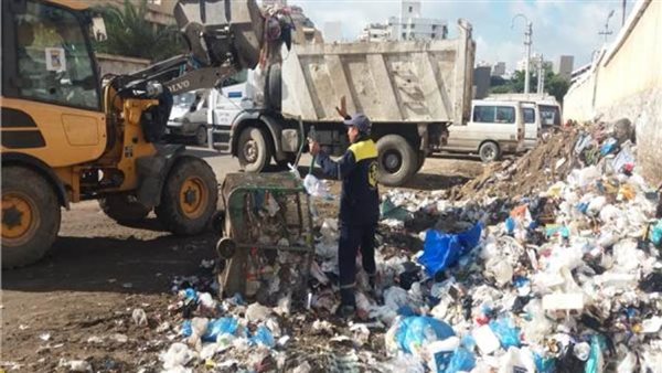 رفع 125 طن قمامة