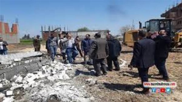 إزالة 8 حالات تعدى