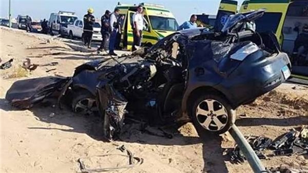 مصرع وإصابة 4 أشخاص
