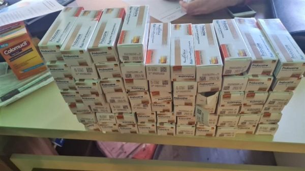 ضبط كمية أدوية مجهولة