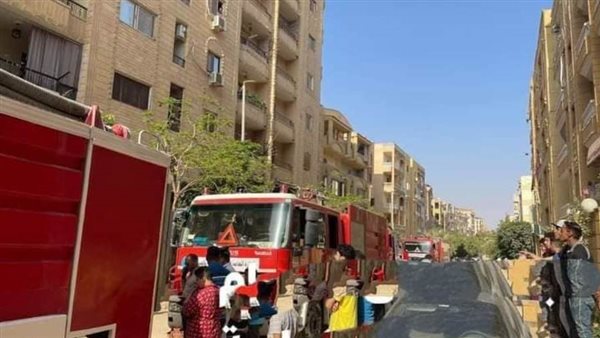 حريق بمطقة حدائق