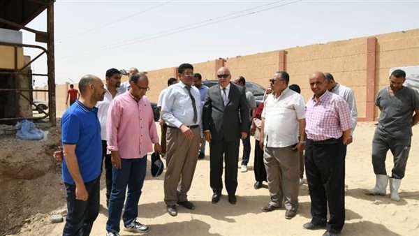 محافظ قنا يتفقد مشروع
