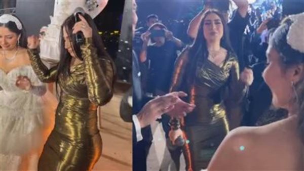 بوسي حفل زفاف ابنة