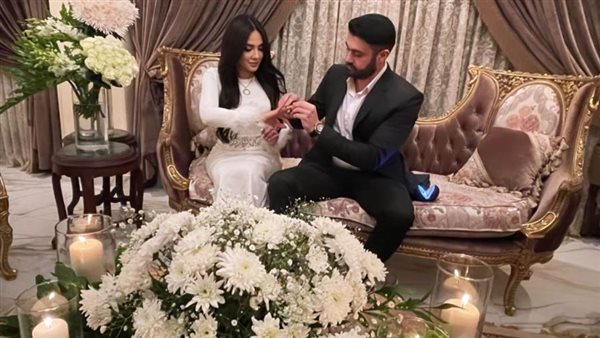 مي القاضي وخطيبها