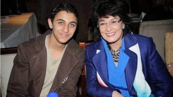 سماح أنور وابنها