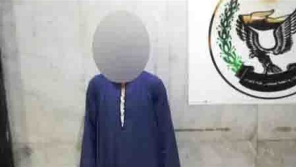 المتهم عقب ضبطه