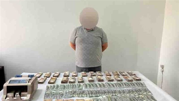 المتهم عقب ضبطه