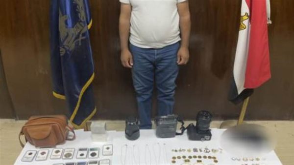 المتهم عقب ضبطه