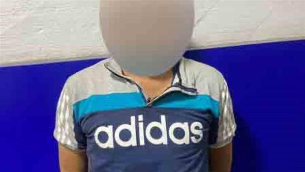 المتهم عقب ضبطه