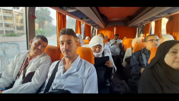 حجاج بني سويف يتوجهون