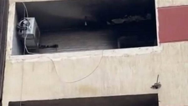 تفحم شقة بعين شمس