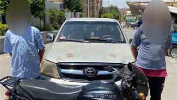 المتهمين عقب ضبطهم