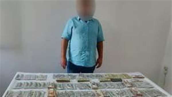 المتهم عقب ضبطه