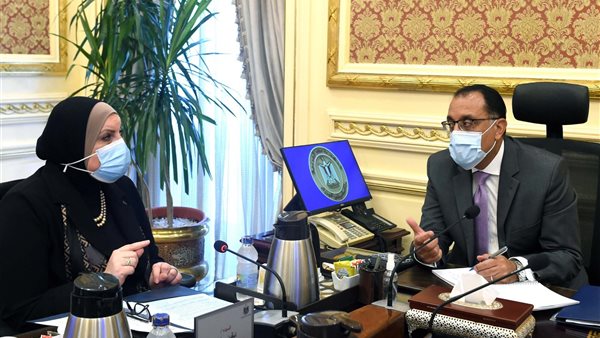 مصطفى مدبولي ونيفين